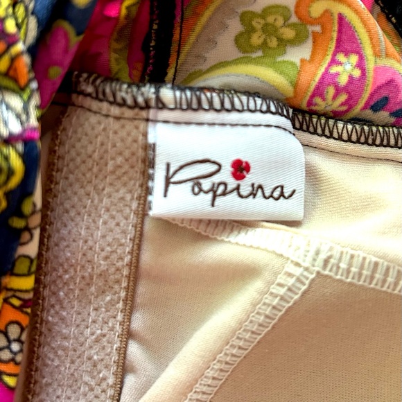 POPINA Paisley 50s Inspired Bathing Suit / S - Picture 8 of 9